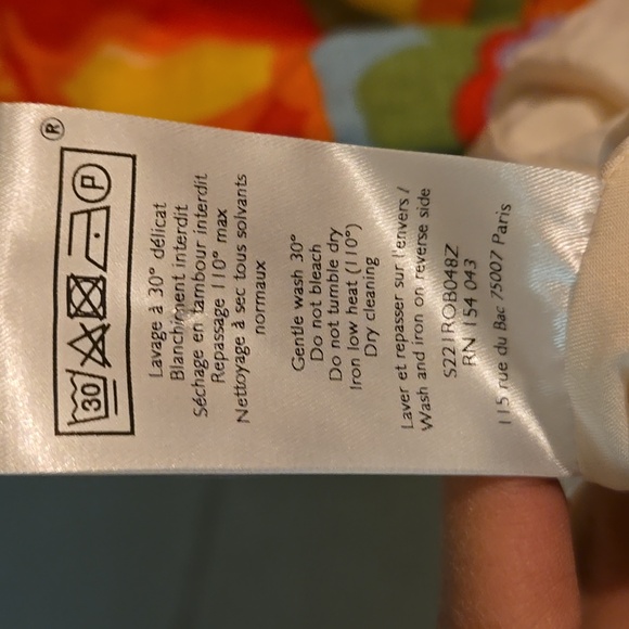 Sezane Melville Heavy Linen Midi Dress w/ Cute Bow Tie Back - Picture 13 of 14